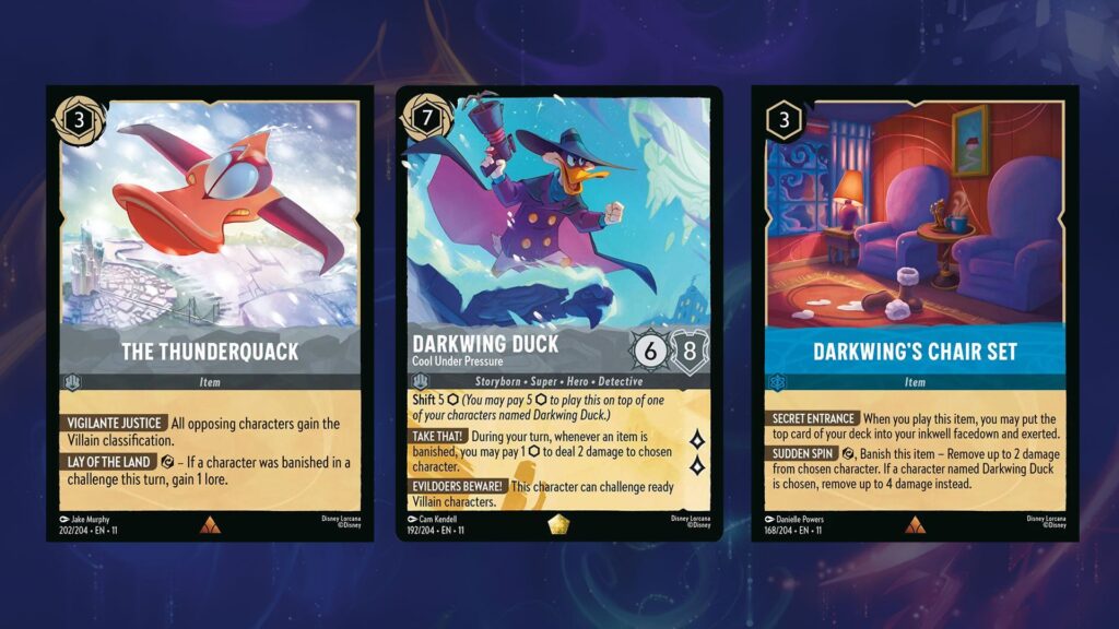 Disney Lorcana Winterspell: Ungkap Kartu Darkwing Duck & Pocahontas!