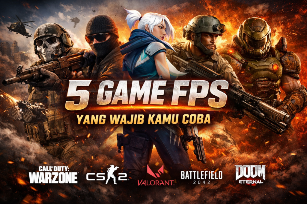5 Game FPS Yang Wajib Kamu Coba
